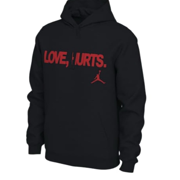 Nike Other - Large Nike Jordon Jalen Hurts Love Hurts Black Hoodie Official